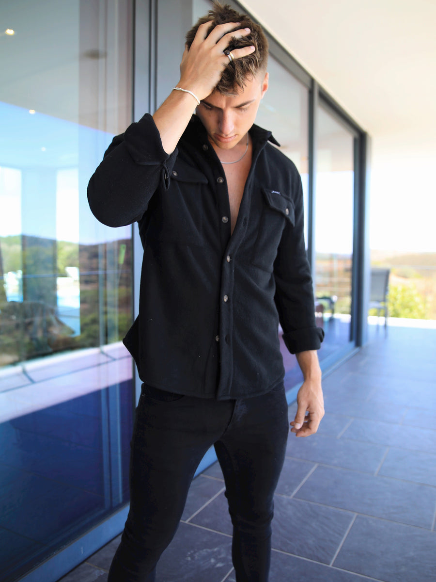 Richmond Oversized Shirt - Black