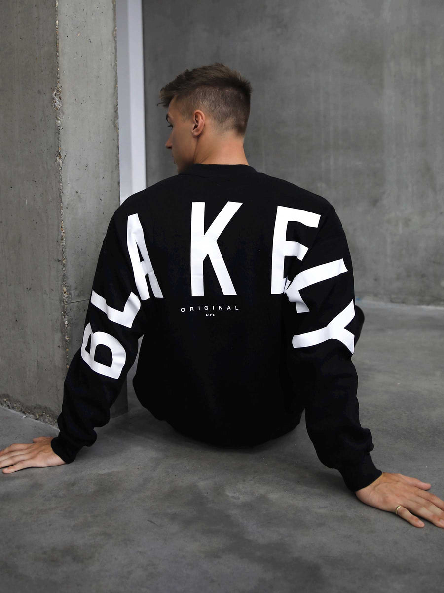 Idris Oversized Jumper - Black