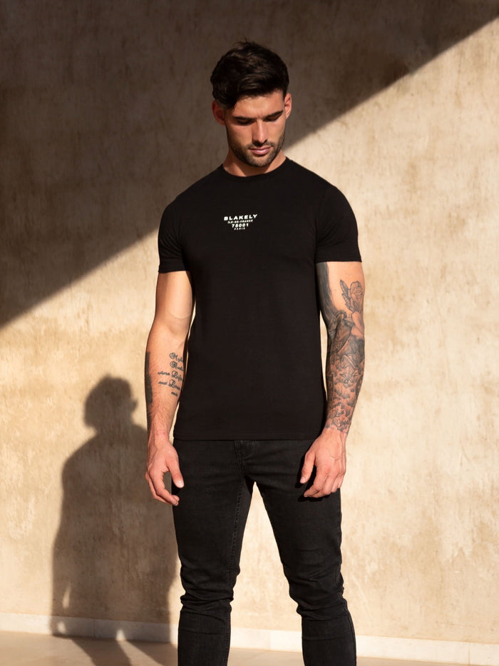 Rue Slim T-Shirt - Black
