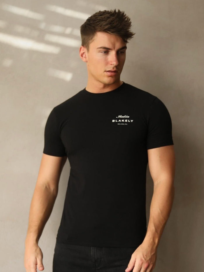 Italia T-Shirt - Black