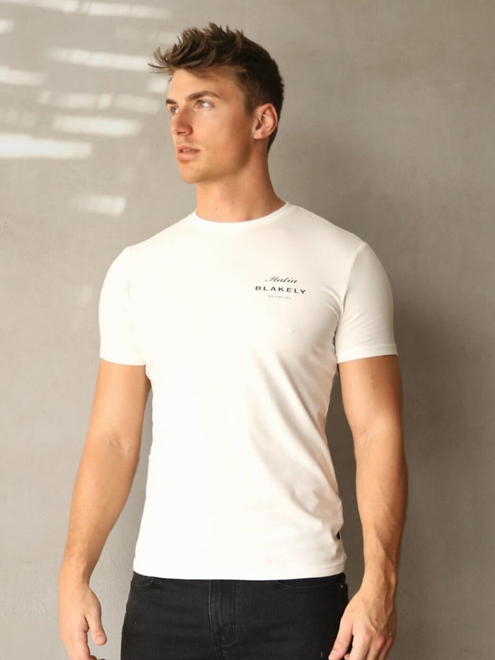 Italia T-Shirt - Flat White