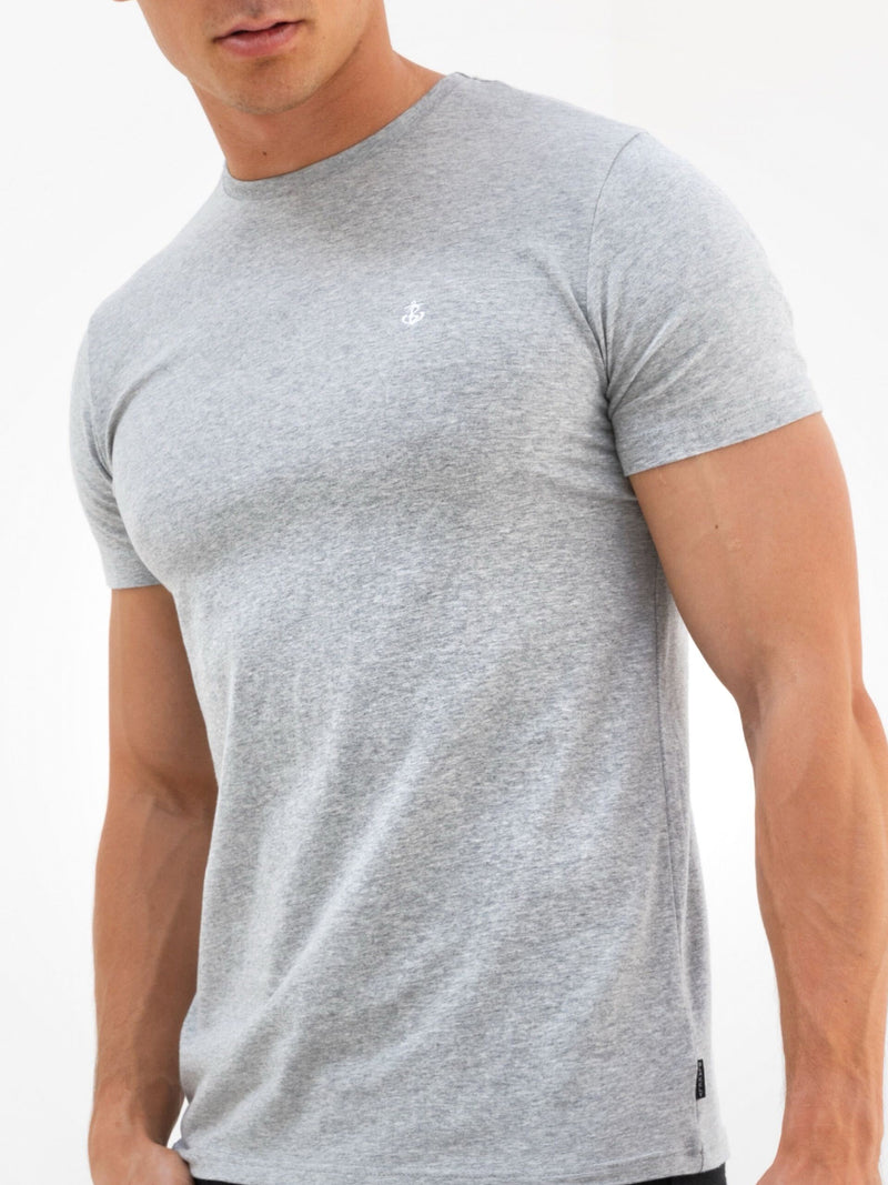 Denver T-Shirt - Marl Grey