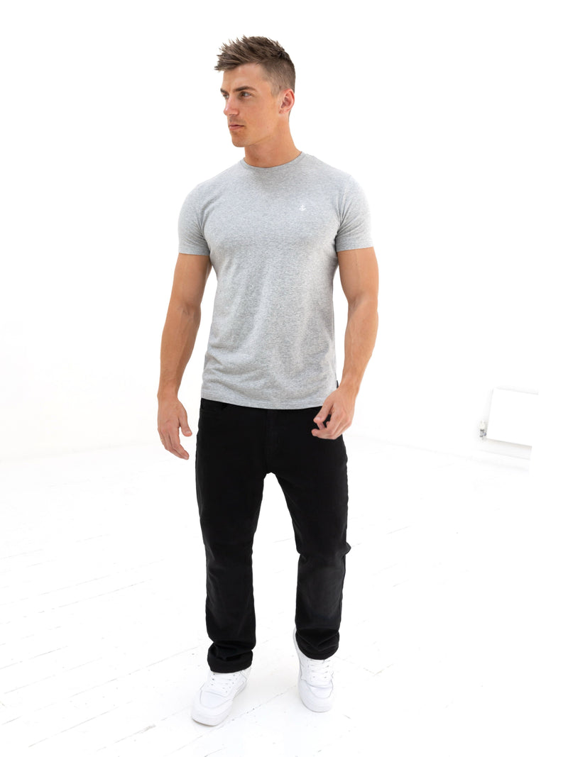 Denver T-Shirt - Marl Grey