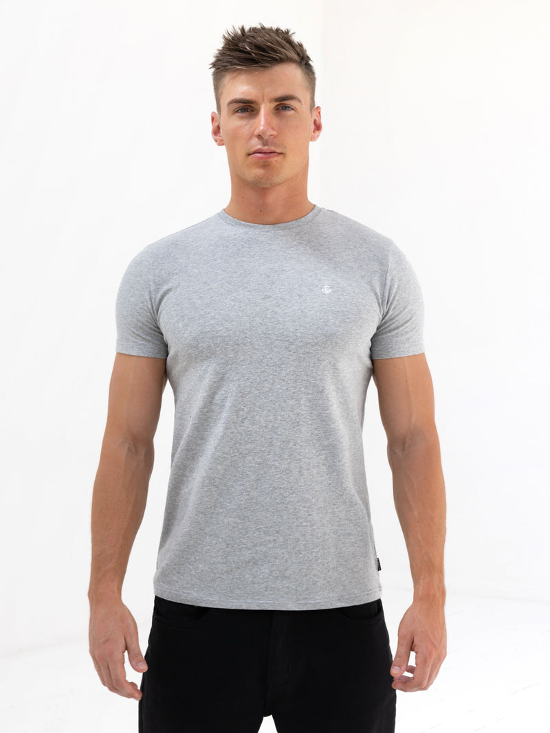 Denver T-Shirt - Marl Grey
