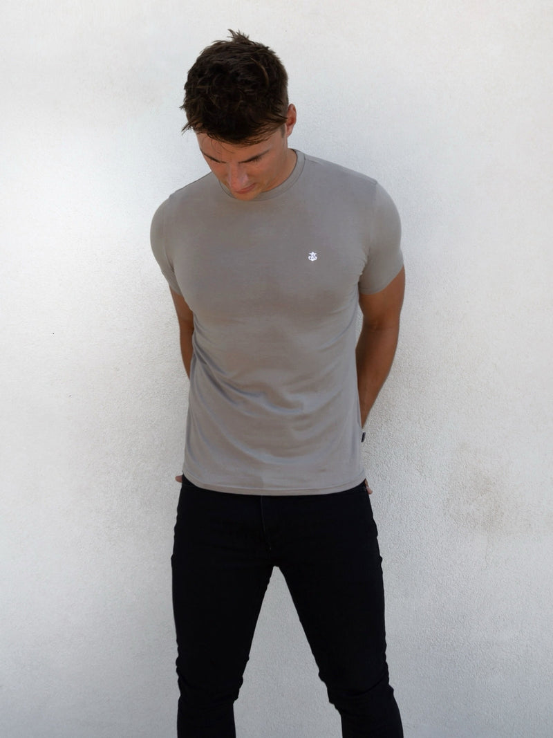 Hayden T-Shirt - Neutral Grey