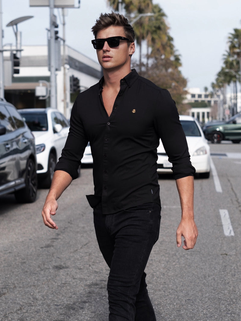 Buy Blakely Black Farringdon Mens Shirt | Free delivery on orders over $199 Blakely Clothing US Buy Blakely Black Farringdon Mens Shirt | Free delivery on orders over $199 Blakely Clothing US
