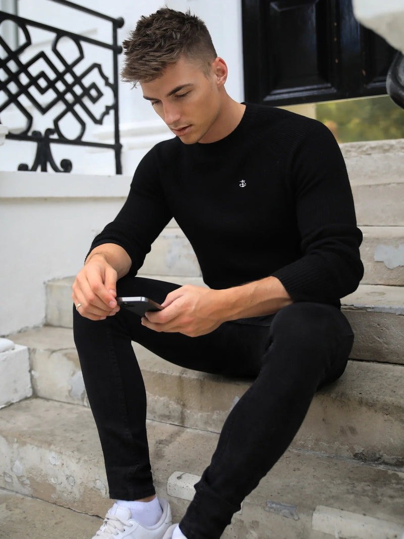 Oxley Knit Jumper - Black