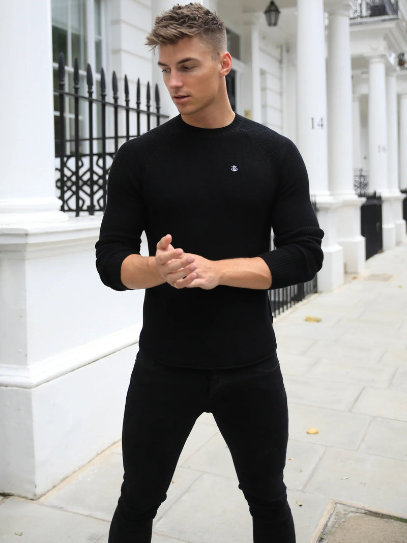 Oxley Knit Jumper - Black