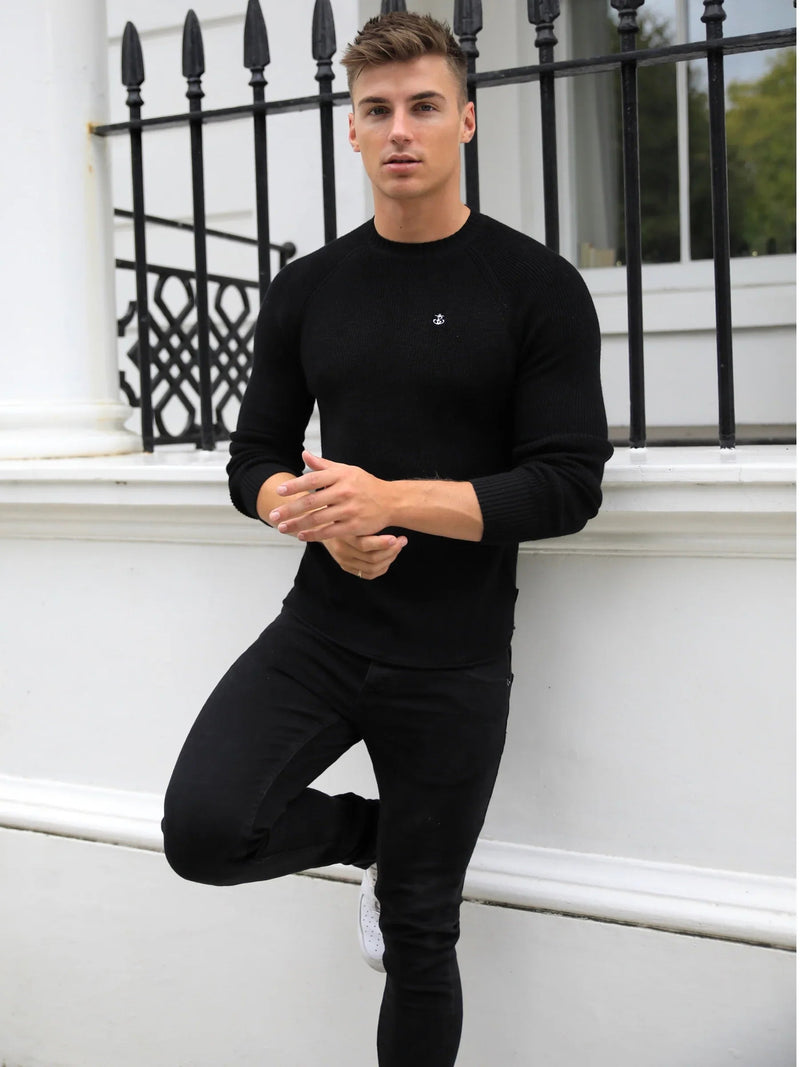 Oxley Knit Jumper - Black