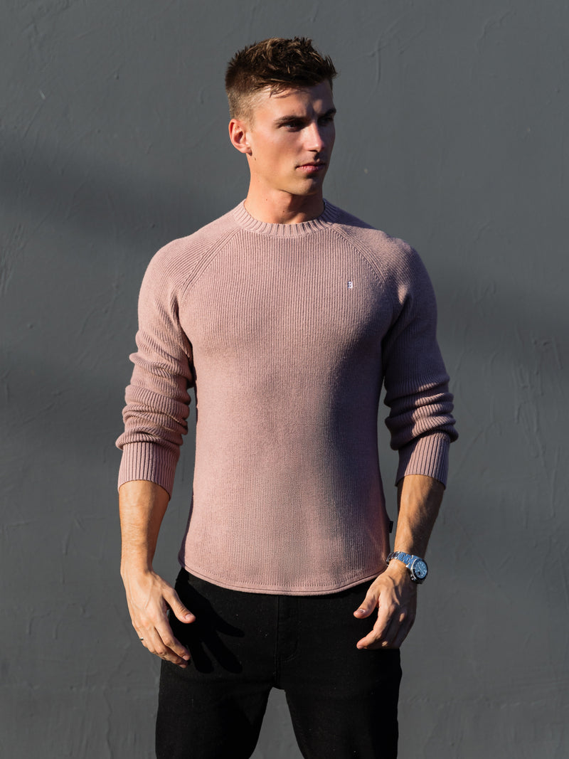 Olton Anchor Knit Sweater - Pink