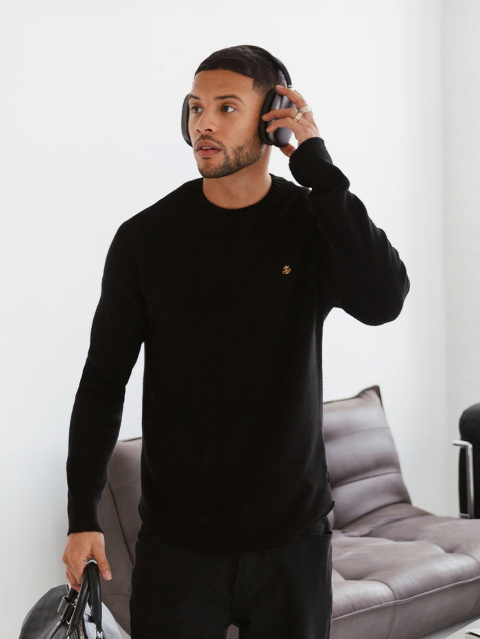 Olton Knit Sweater - Black