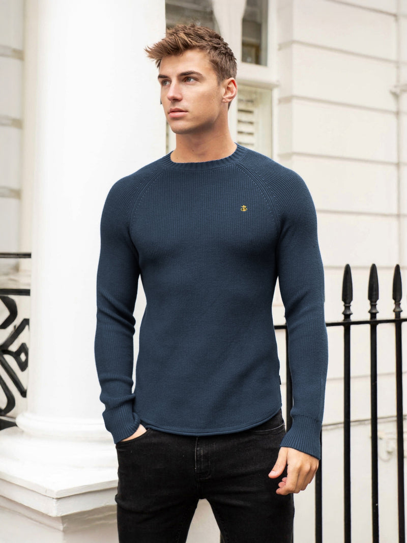 Olton Knit Sweater - Royal Blue