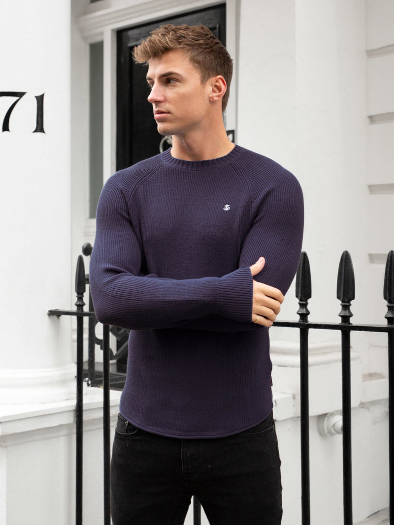 Olton Knit Sweater - Purple