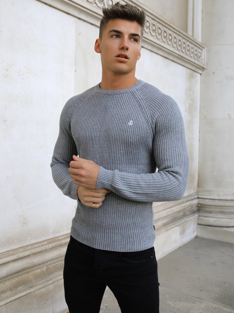 Oxley Knit Sweater - Grey