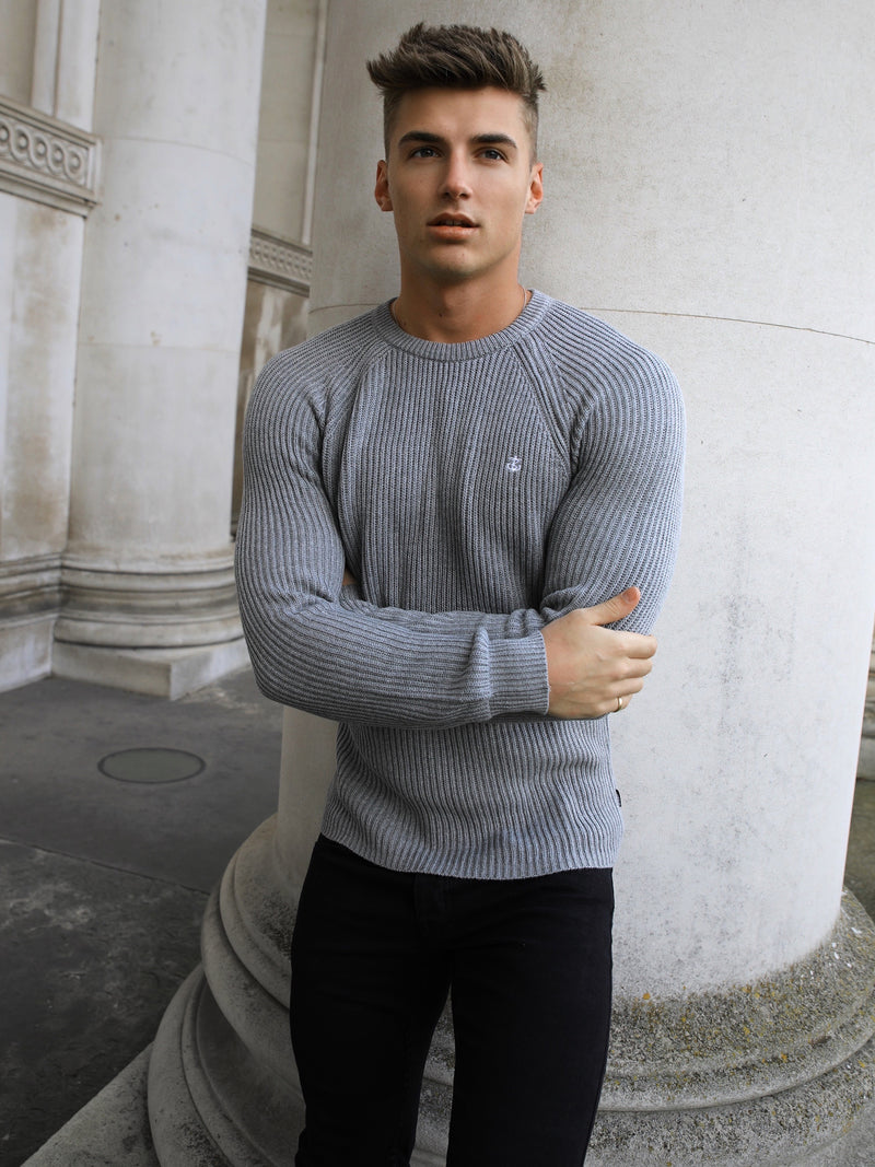 Oxley Knit Sweater - Grey