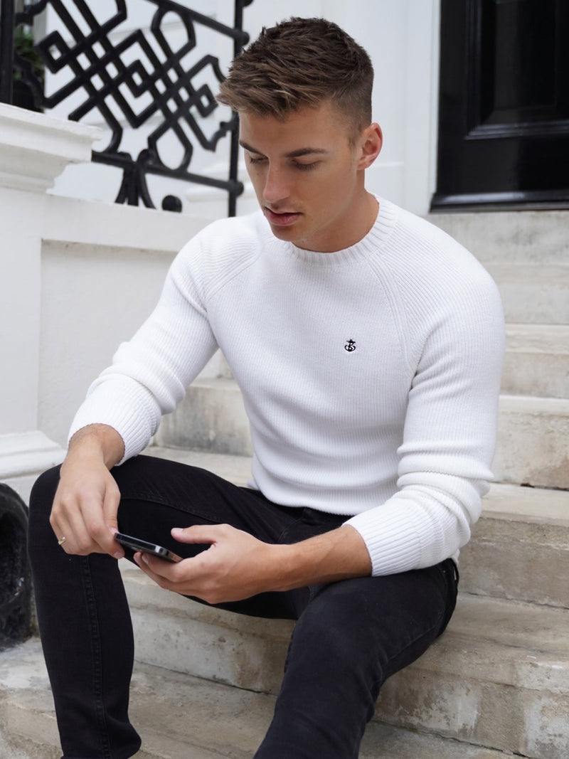 Oxley Knit Jumper - White