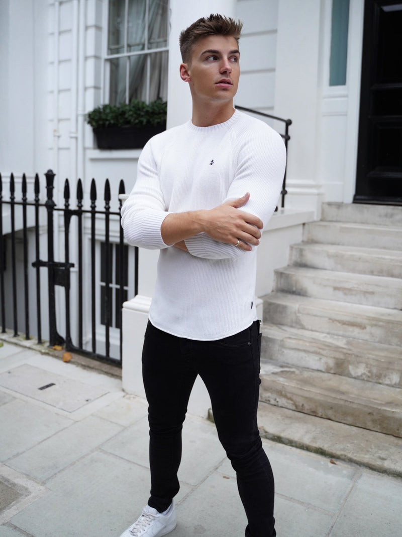 Oxley Knit Jumper - White