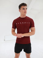 Apex Active T-Shirt - Burgundy