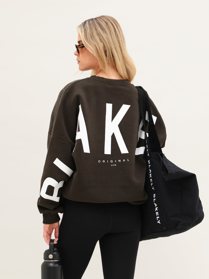 Isabel Oversized Sweater - Deep Brown