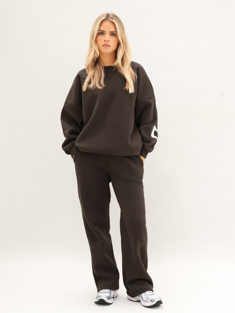 Isabel Oversized Sweater - Deep Brown