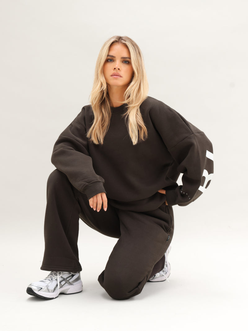 Isabel Oversized Sweater - Deep Brown