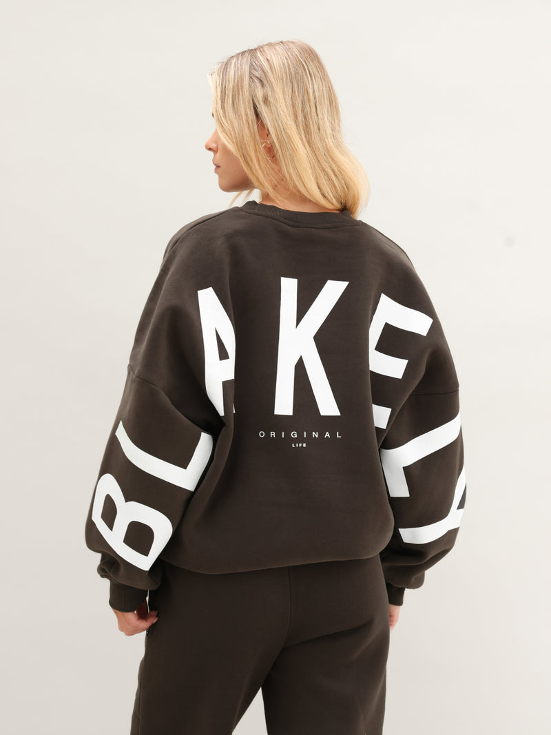 Isabel Oversized Sweater - Deep Brown