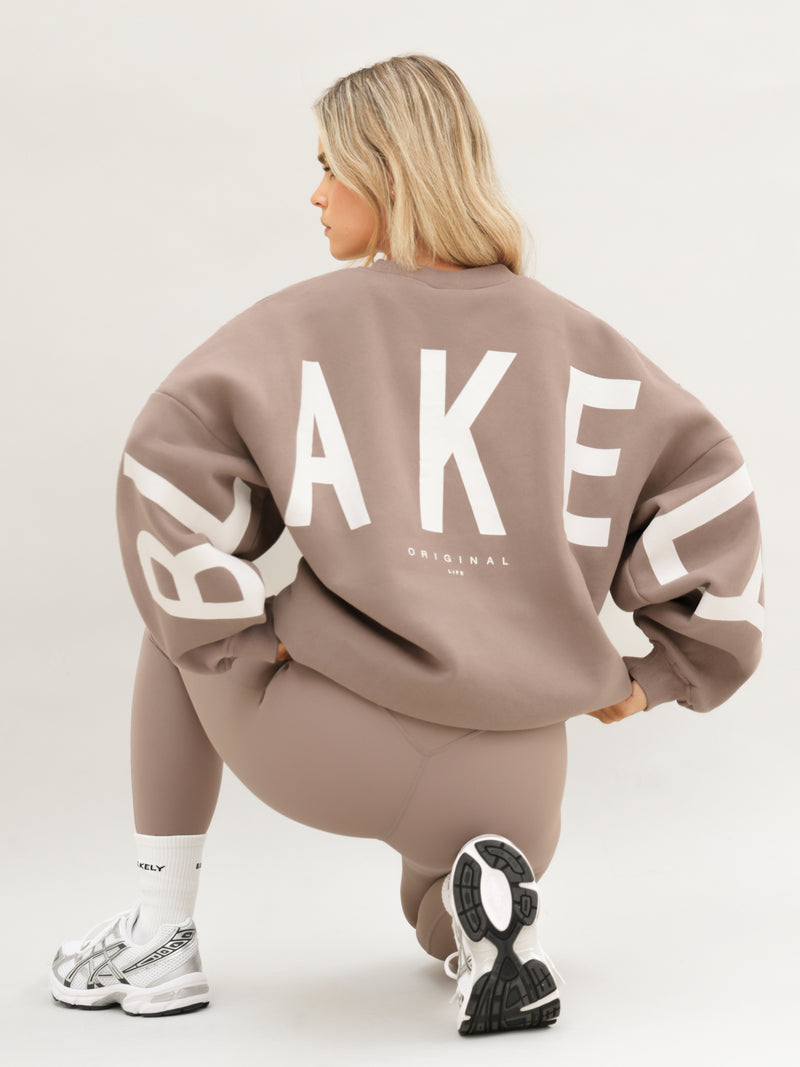 Isabel Oversized Sweater - Soft Brown