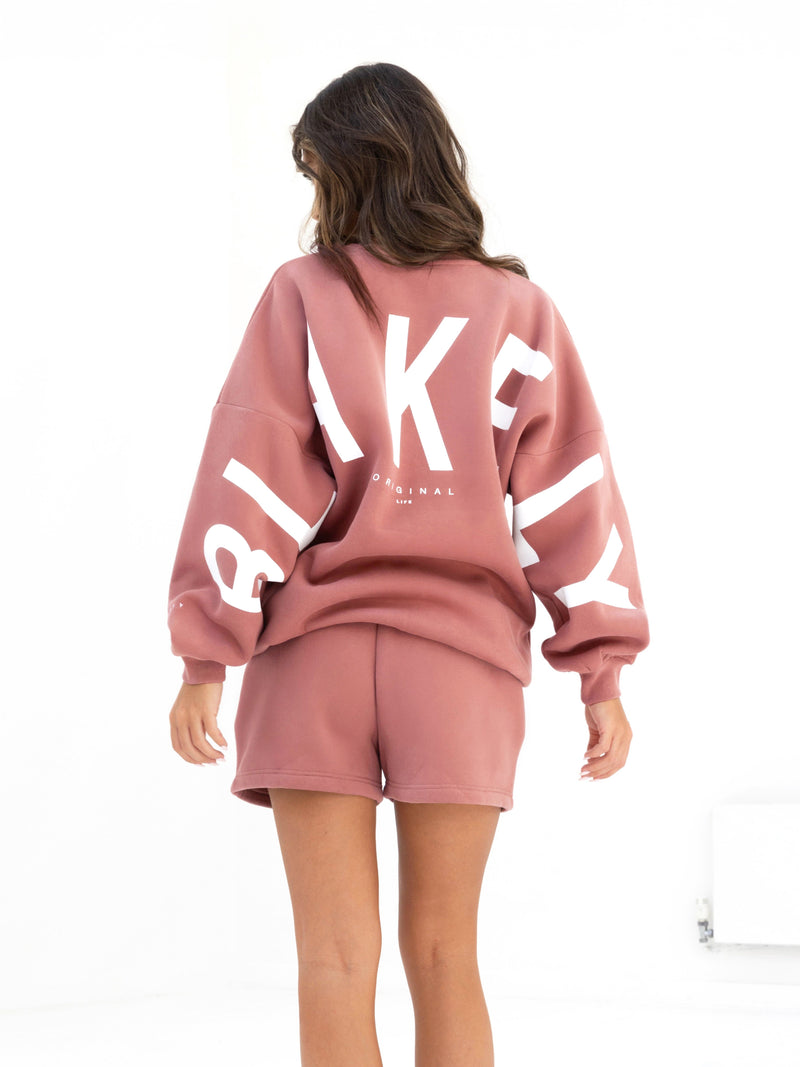 Isabel Oversized Sweater - Blush Brown