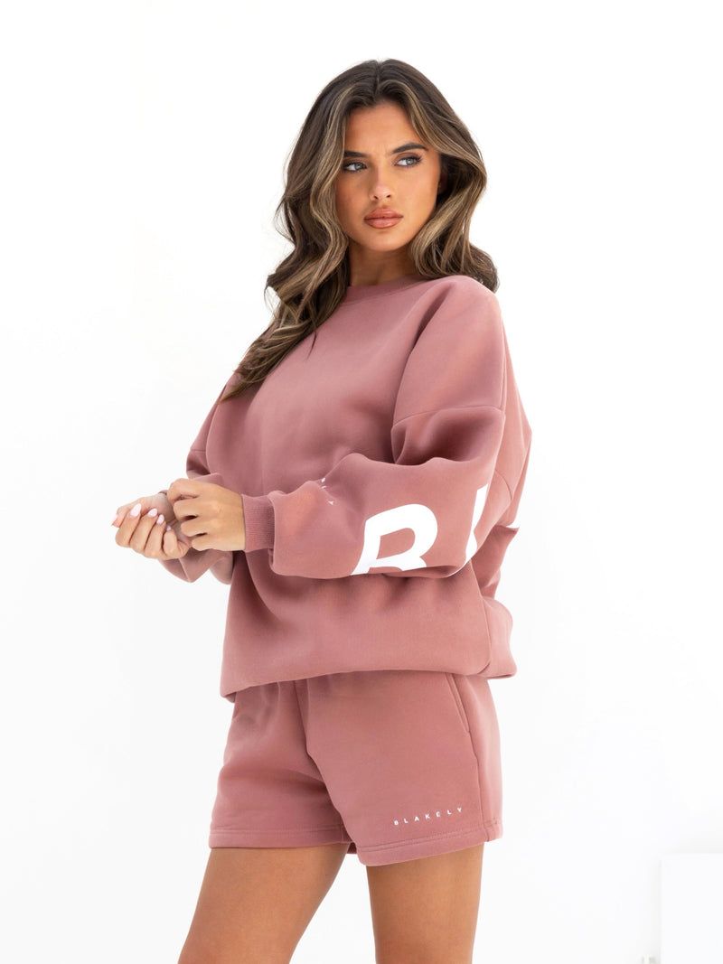 Isabel Oversized Sweater - Blush Brown