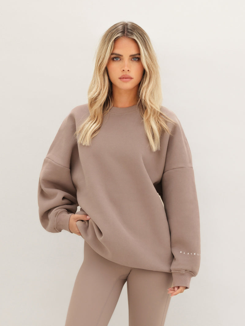 Isabel Oversized Sweater - Soft Brown