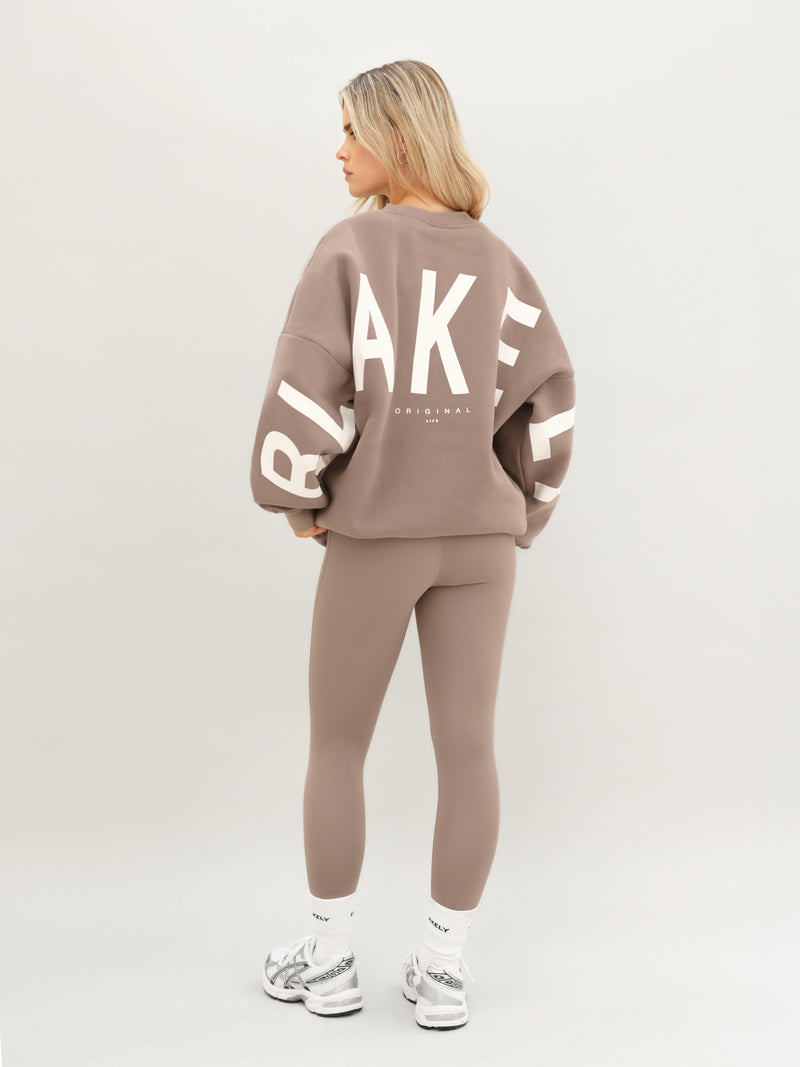 Isabel Oversized Sweater - Soft Brown