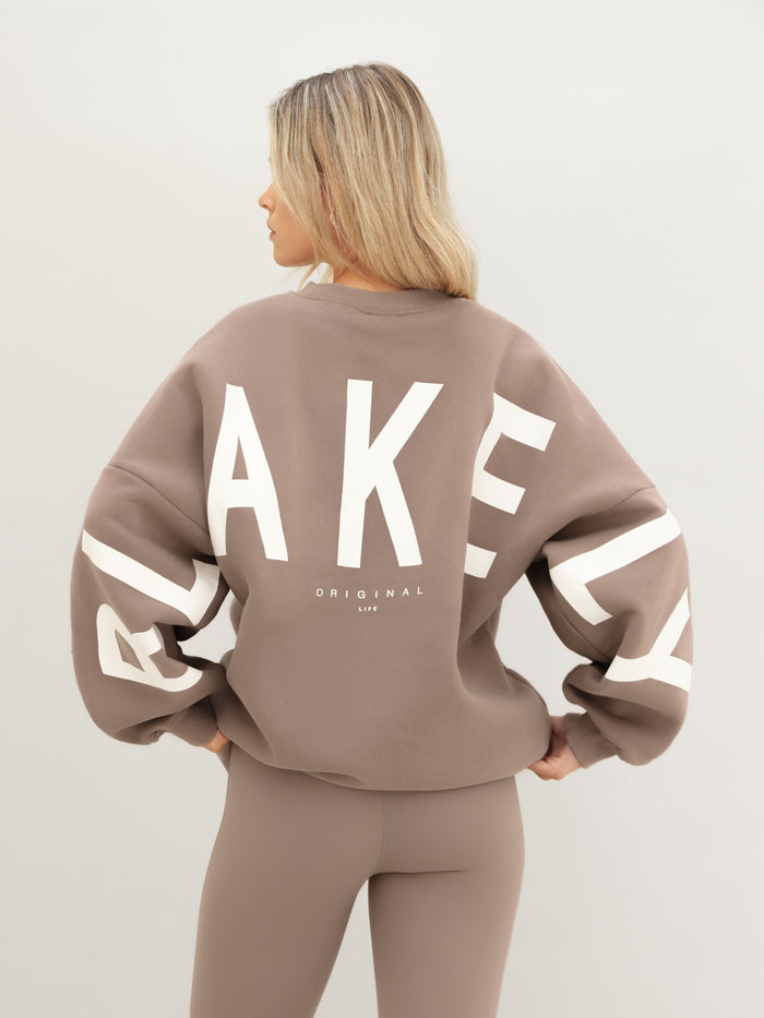 Isabel Oversized Sweater - Soft Brown