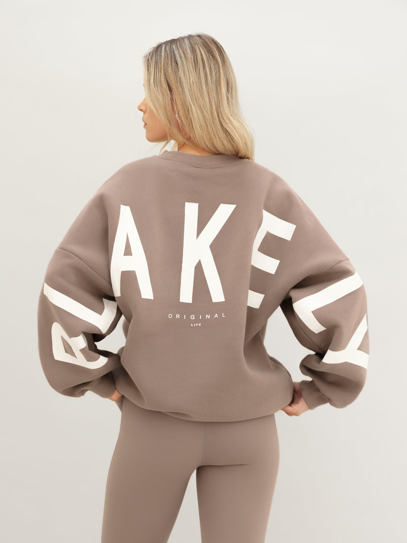 Isabel Oversized Sweater - Soft Brown
