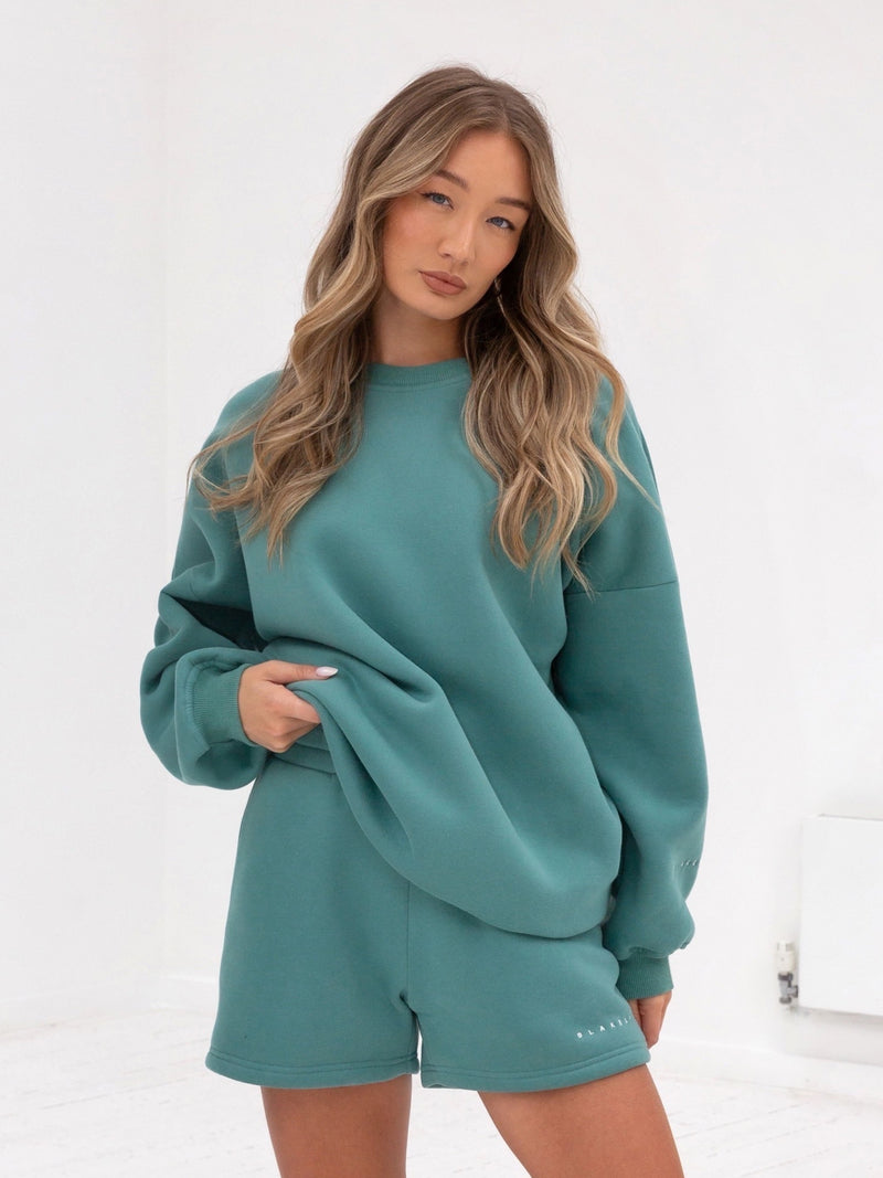 Isabel Oversized Sweater - Dusty Teal