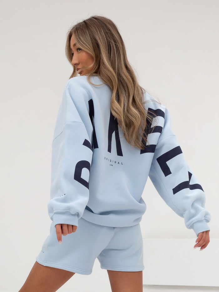 Isabel Oversized Jumper - Powder Blue