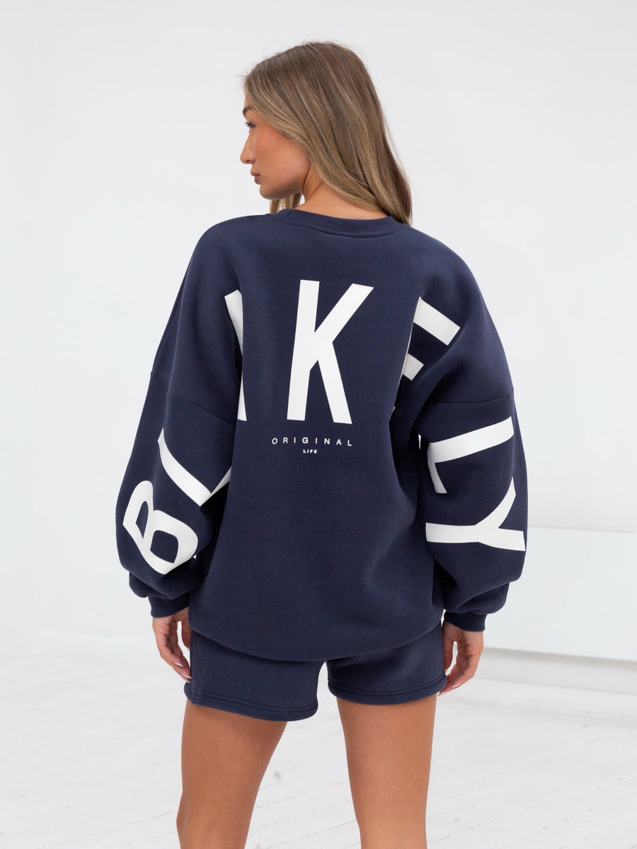 Isabel Oversized Jumper - Classic Navy
