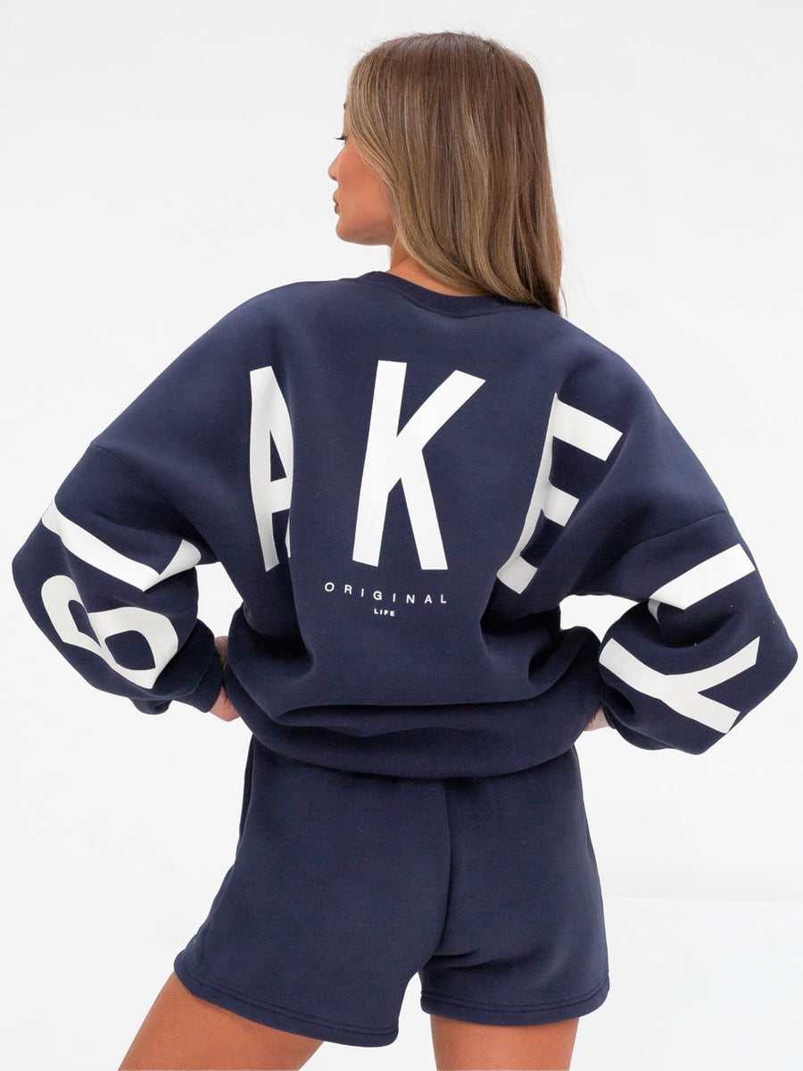 Isabel Oversized Jumper - Classic Navy