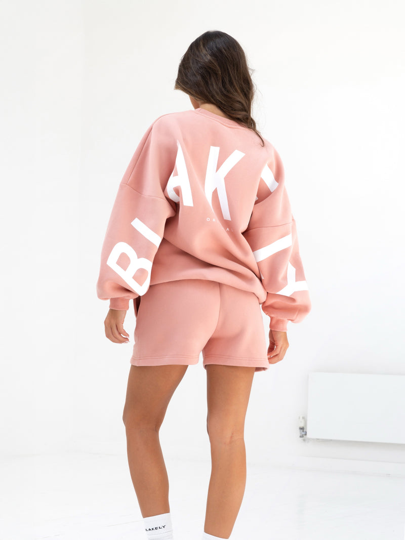 Isabel Oversized Sweater - Peach Pink