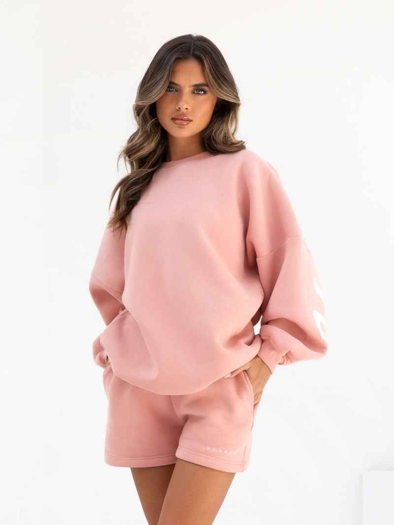 Isabel Oversized Sweater - Peach Pink
