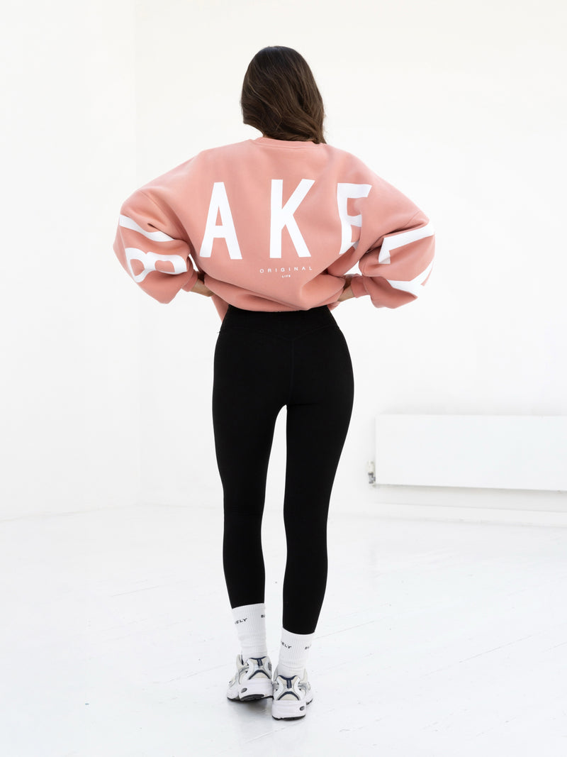 Isabel Oversized Sweater - Peach Pink