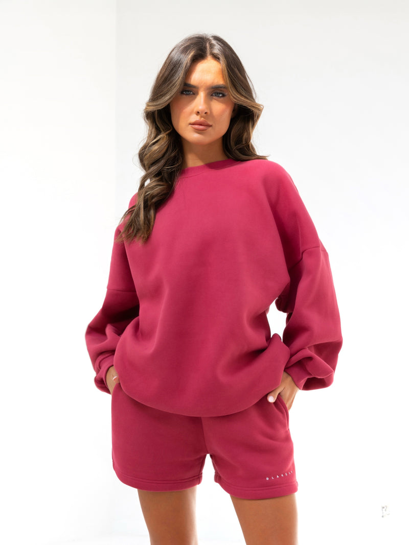 Isabel Oversized Sweater - Deep Pink