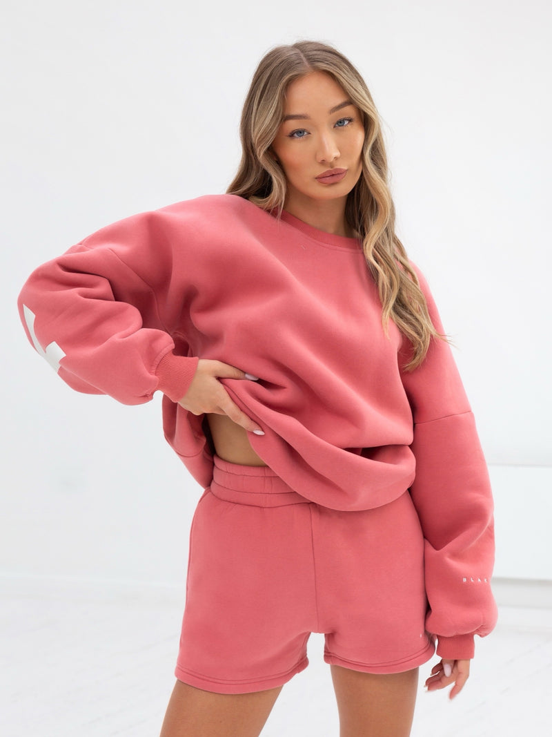 Isabel Oversized Sweater - Sunrise Coral