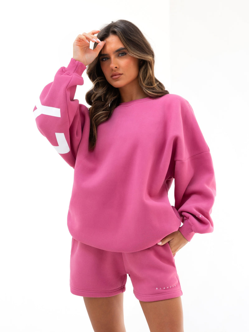 Isabel Oversized Sweater - Hot Pink