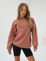 Isabel Oversized Jumper - Clay