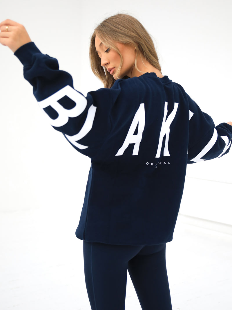 Isabel Oversized Sweater - Navy