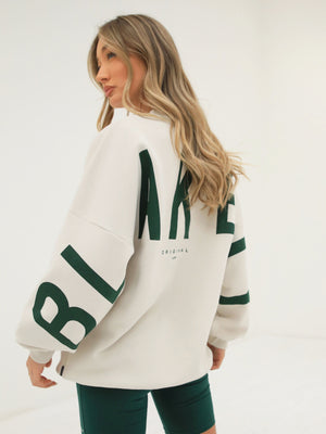 Life & Style II Isabel Oversized Jumper - Chalk