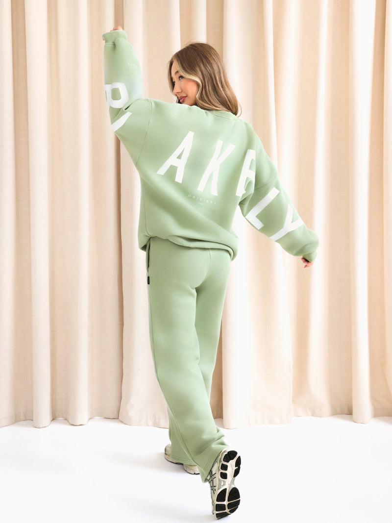 Isabel Oversized Sweater - Matcha Green