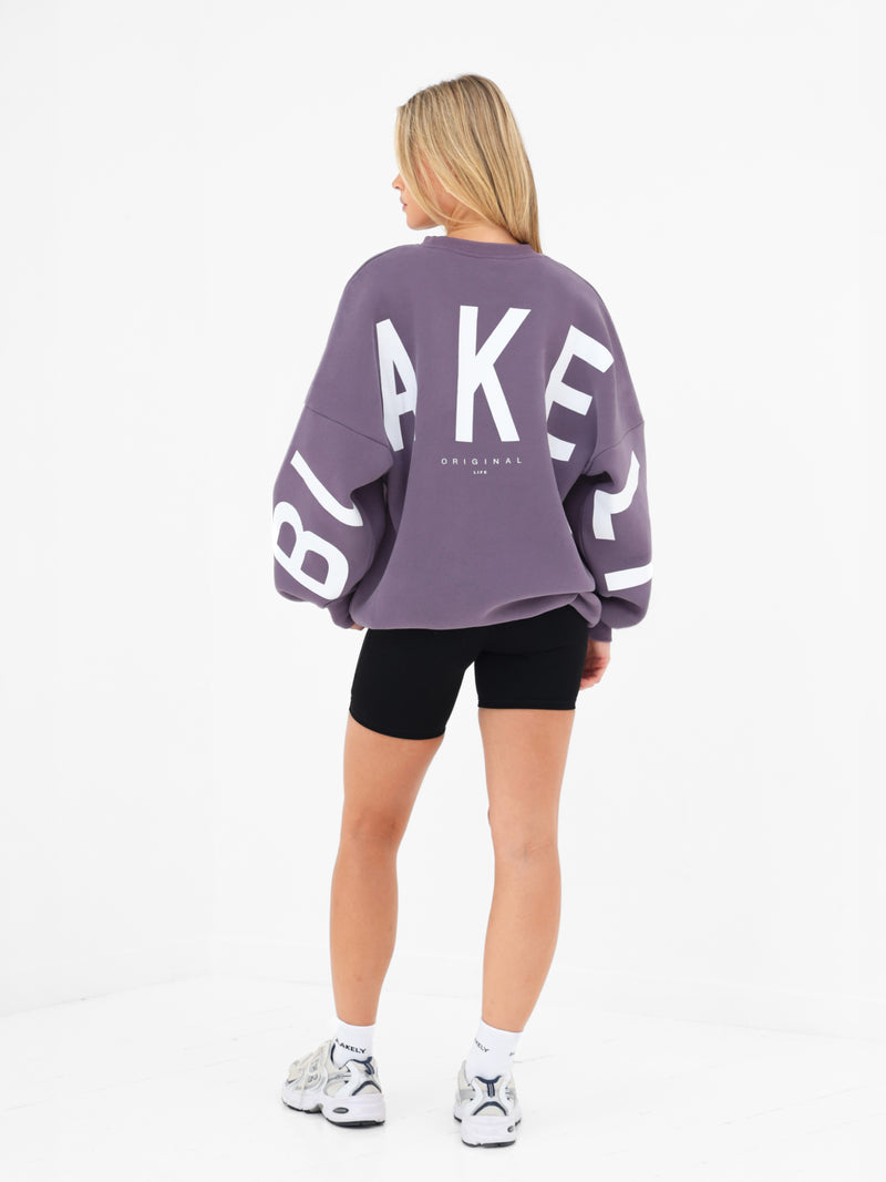 Isabel Oversized Sweater - Deep Purple