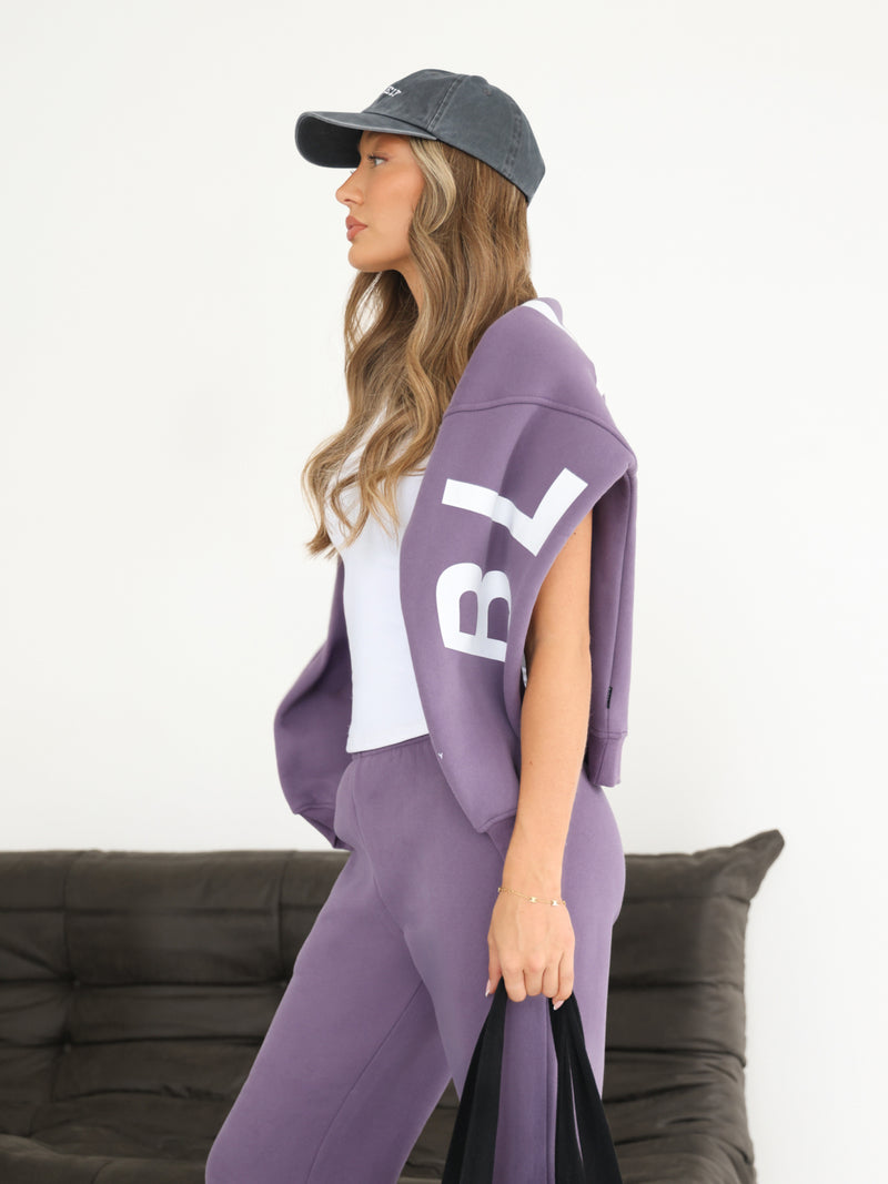 Isabel Oversized Sweater - Deep Purple