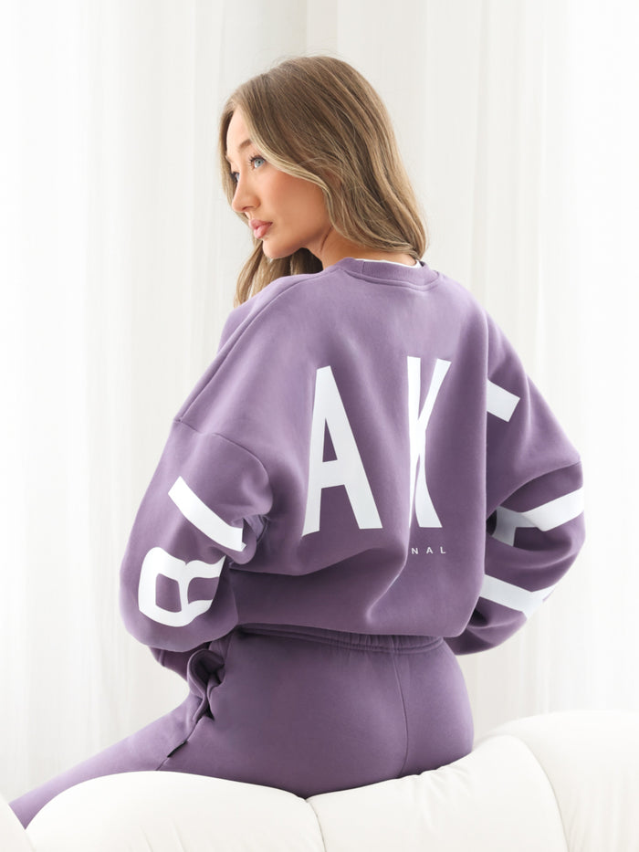 Isabel Oversized Sweater - Deep Purple